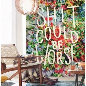 Bright Floral Tapestry